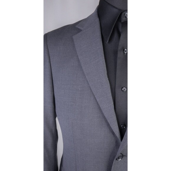 NWT Tommy Hilfiger 2-Pcs Suit Solid Gray Jacket Sz 38S Pants 36X34 Wool Blend - Picture 5 of 16